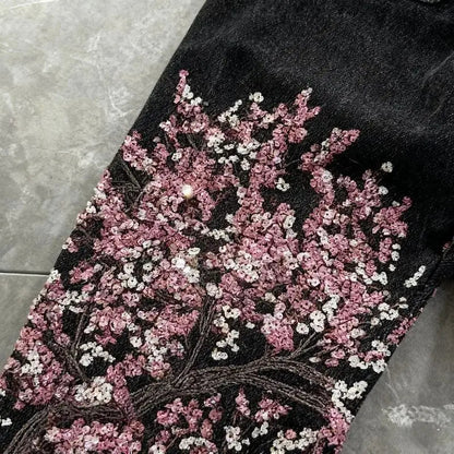 Y2K Vintage Light Blue Black Washed Jeans Tape Design Graffiti Letter Loose Fit Distressed Denim Streetwear Hip Hop Rock Unisex - 𝐝𝐮𝐯𝐥𝐚𝐬𝐡𝐨𝐩.𝐜𝐨𝐦